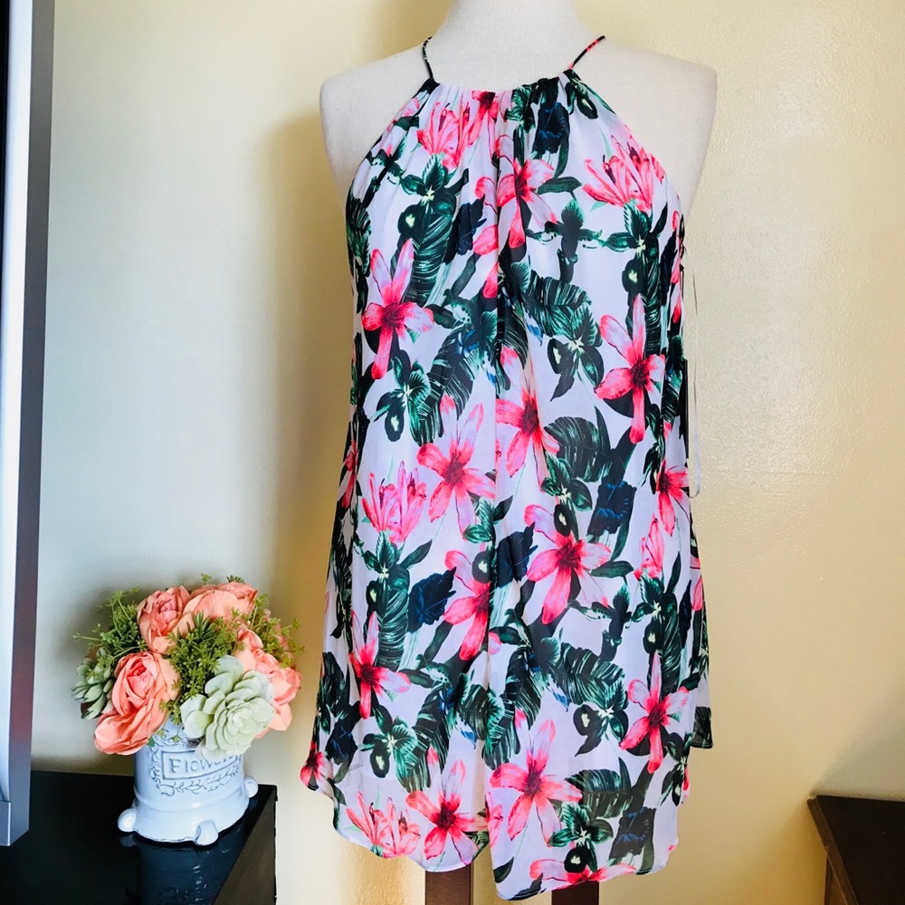 Vince Camuto Floral Sexy Top